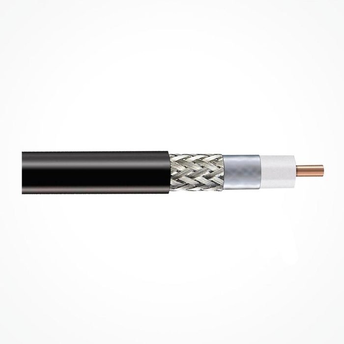 CaboCoaxialPLMR400.jpg Cabo Coaxial 10.20mm LMR400 Equivalente (RG8/8D-FB) - Image 1