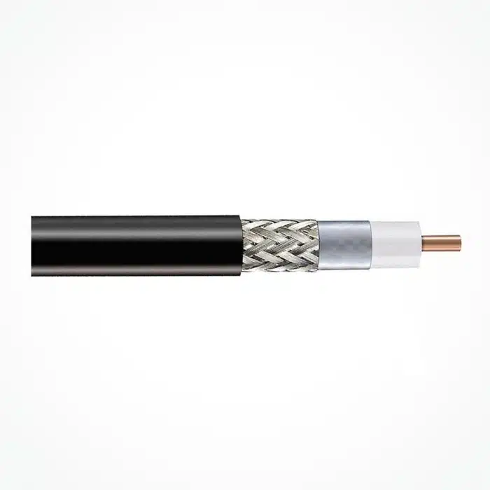 CaboCoaxialPLMR400.jpg Cabo coaxial LMR400 equivalente (RG8/8D-FB) de 10,2 mm