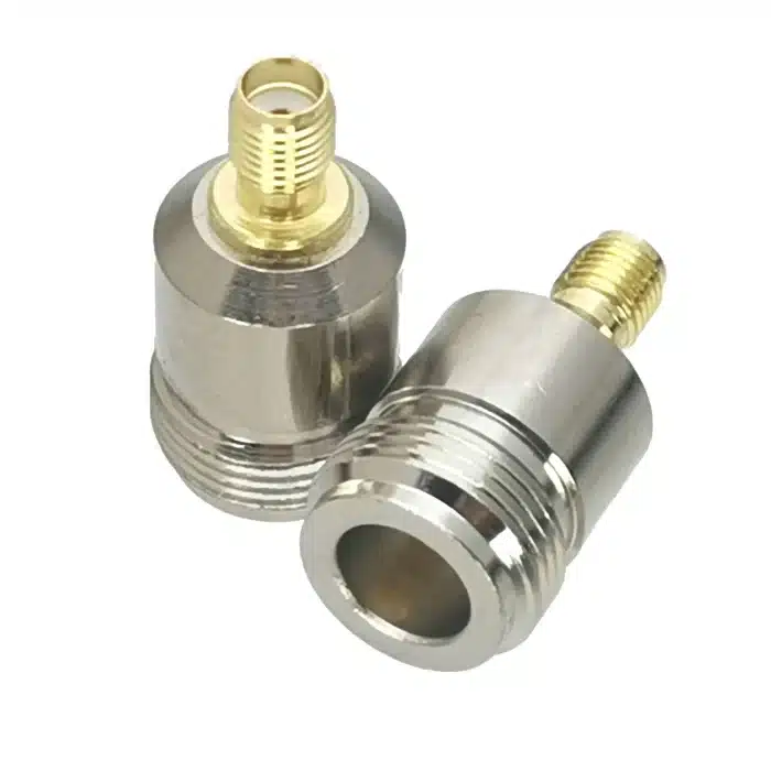 H675a831b50c0481eaa23d7703f44522fs Adaptador SMA-Fêmea para N-Fêmea - Image 1